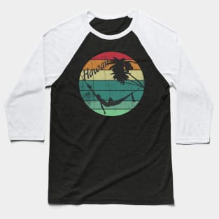 Hawaii Retro Hawaiian Island Surfer Vintage Baseball T-Shirt